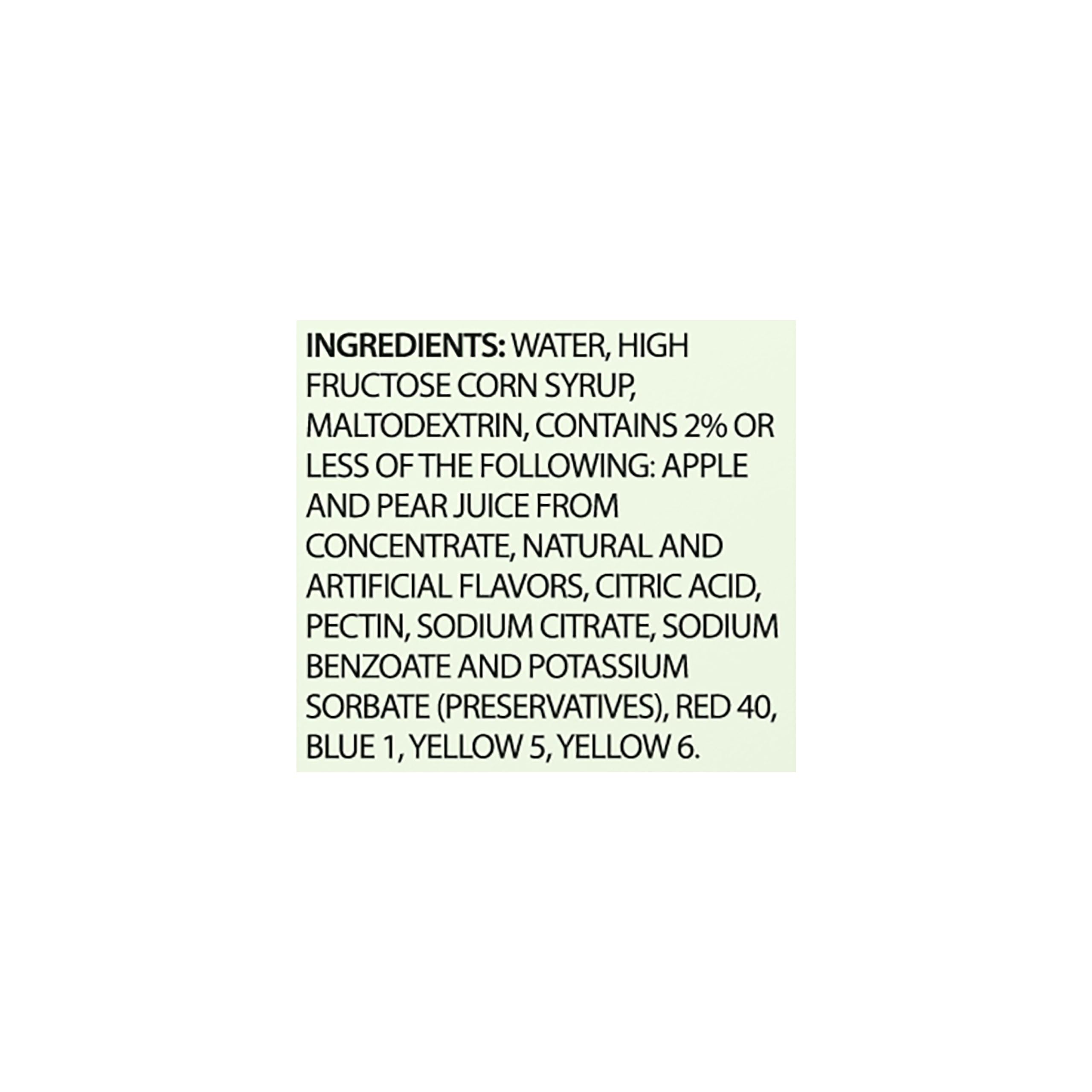 Wyler's close-up of label and ingredients, helps check flavors and storage