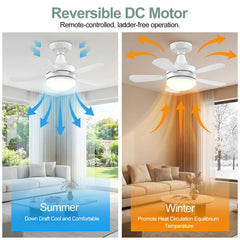 WZZIW installed in a bedroom ceiling demonstrating space-saving light and airflow