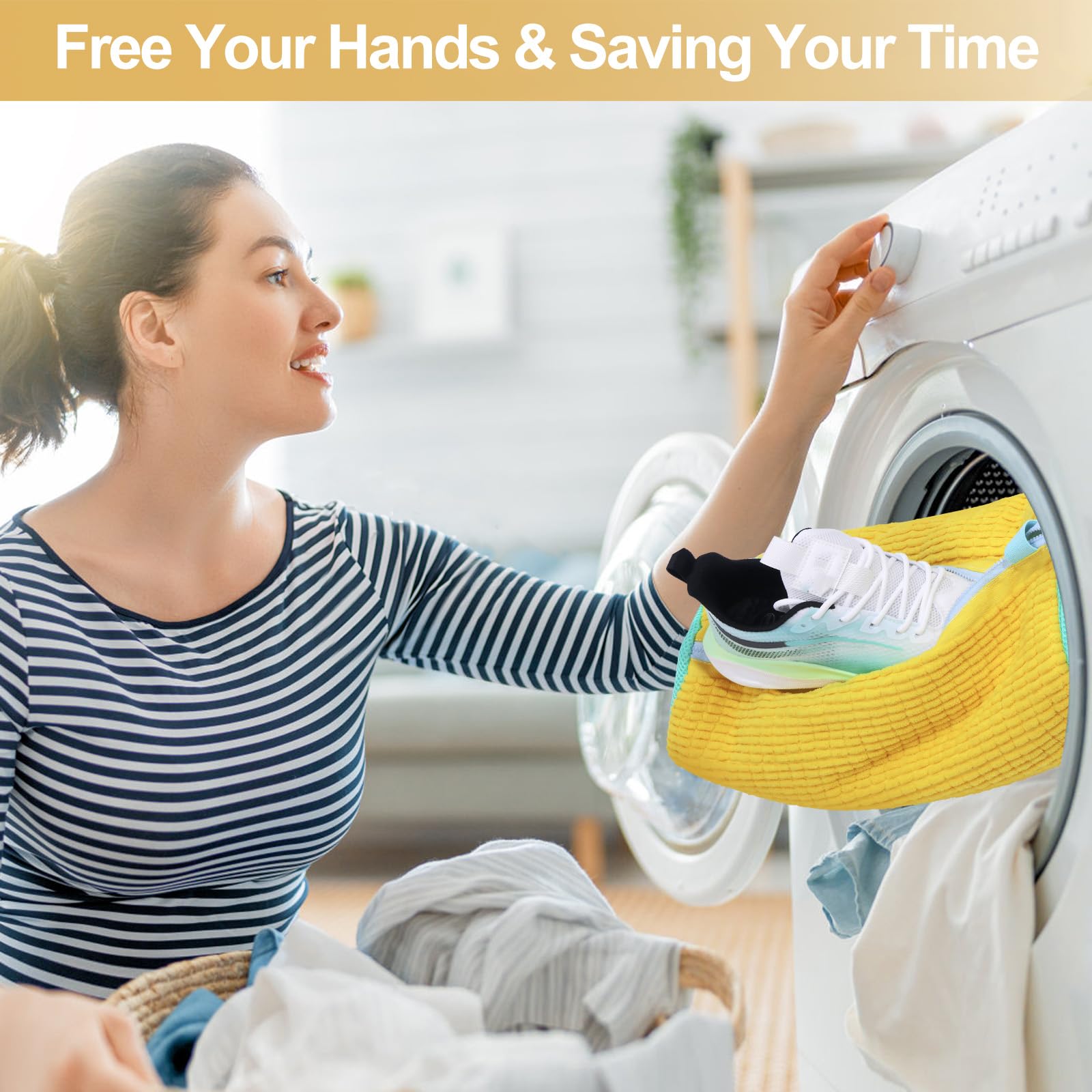 Xan Concept bag hanging to air-dry showing breathable fabric speeds drying