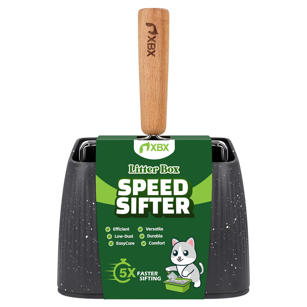 XBX wide slit rear section lifting larger clumps for faster sifting