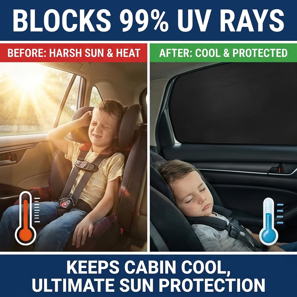 XCBYT rear rectangular panel demonstrating even coverage and privacy protection
