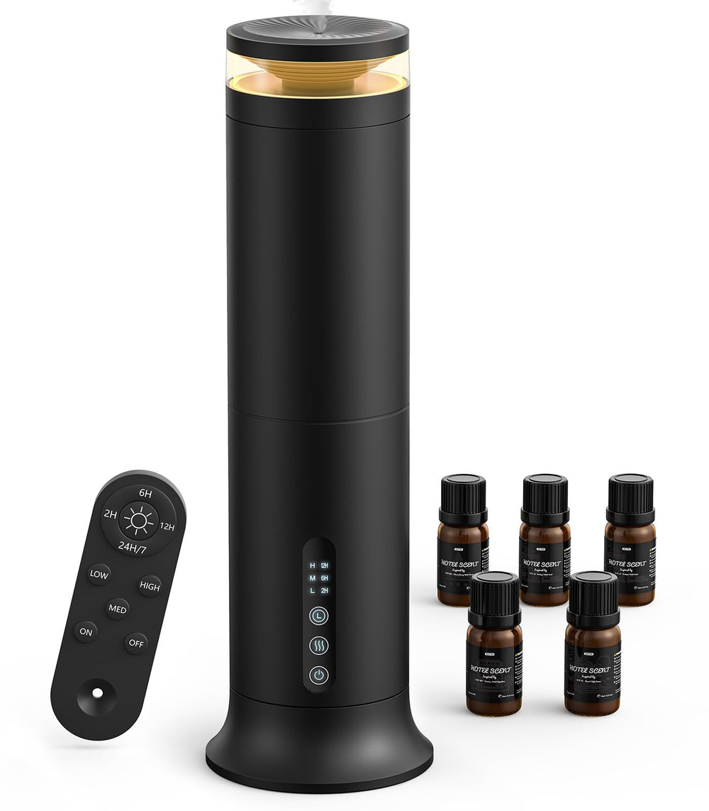 XEITIN tower front view showing sleek design and easy placement benefit