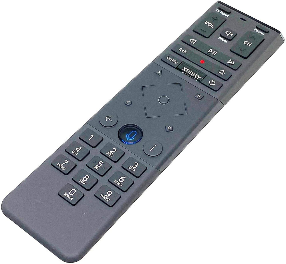 Xfinity XR15 back detail showing battery compartment and model label benefit