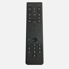 Xfinity XR15 voice button closeup for hands‑free searching benefit