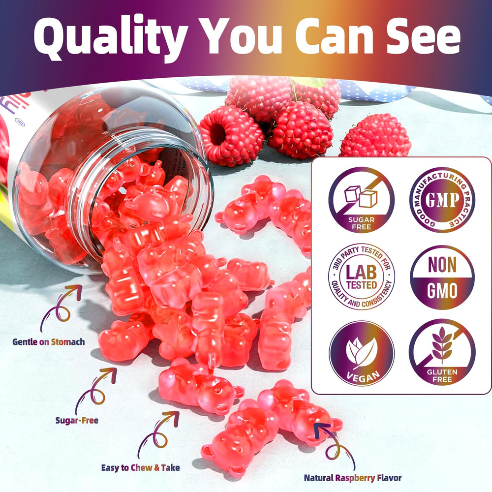 XIHOLIY ingredient label showing potassium and supportive vitamins benefits