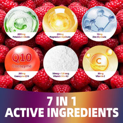 XIHOLIY open bottle revealing 60 gummies for convenient replenishment