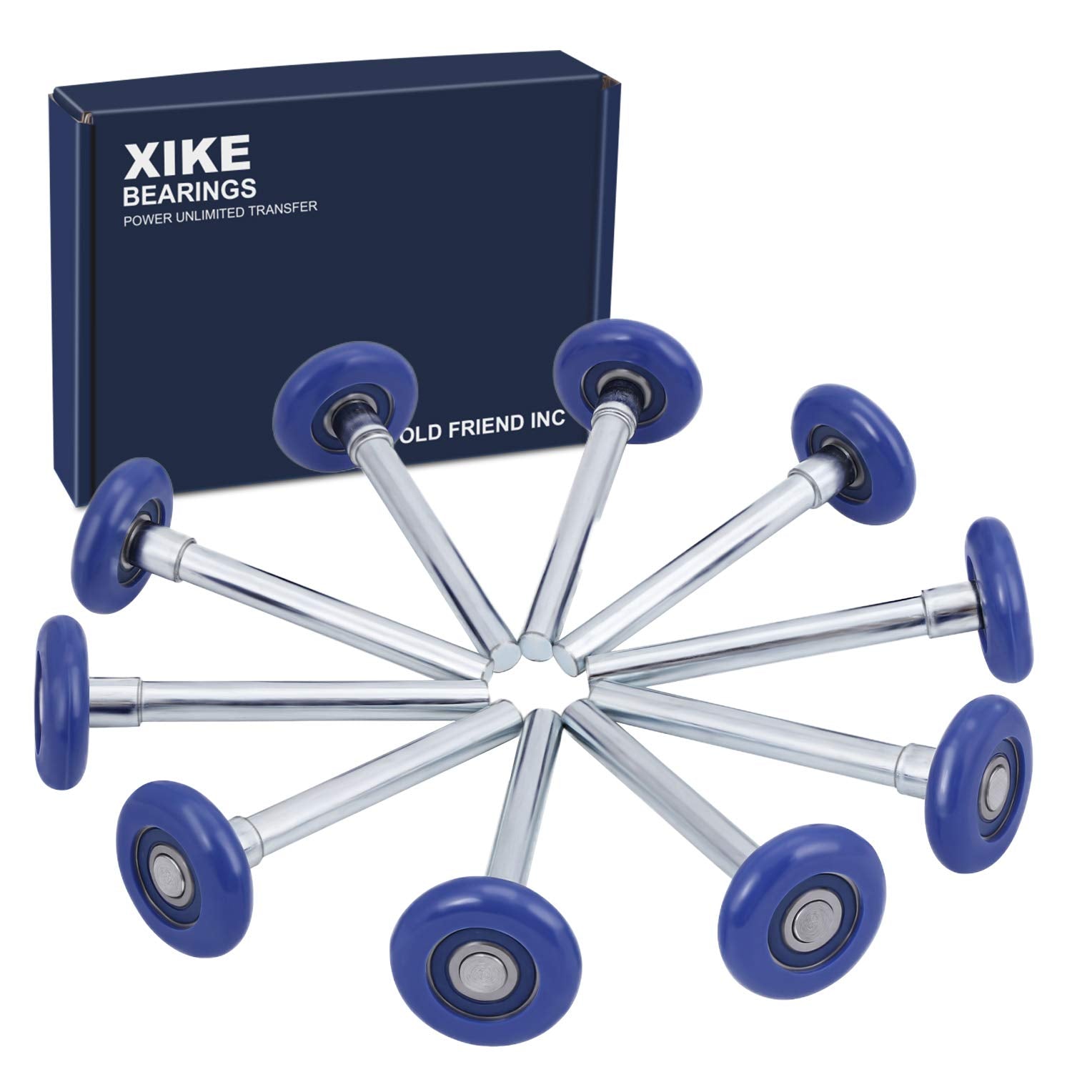 XiKe front packaging showing 10-pack rollers and reliable replacement benefit