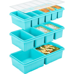 xomoo front packaging silicone freezer tray showing full set and benefits