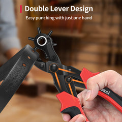 XOOL close-up of sharp tapered cutting edge for clean precise holes
