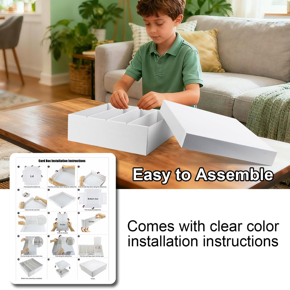 XRACV fold lines and instructions for quick tool-free assembly