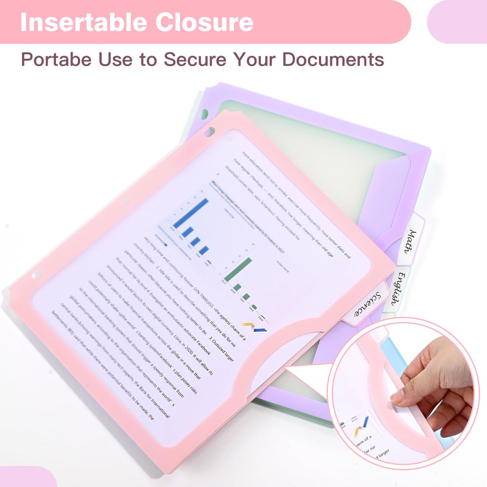 XRUNMIX open binder spread illustrating how sections stay organized and accessible
