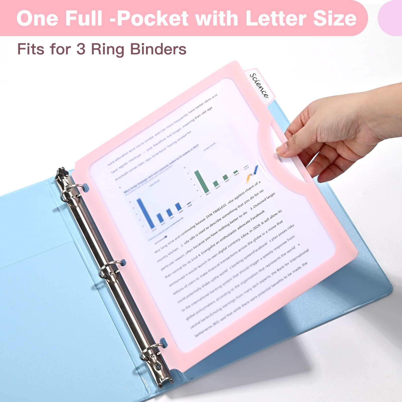 XRUNMIX pocket detail holding receipts and notes to prevent loose-paper loss