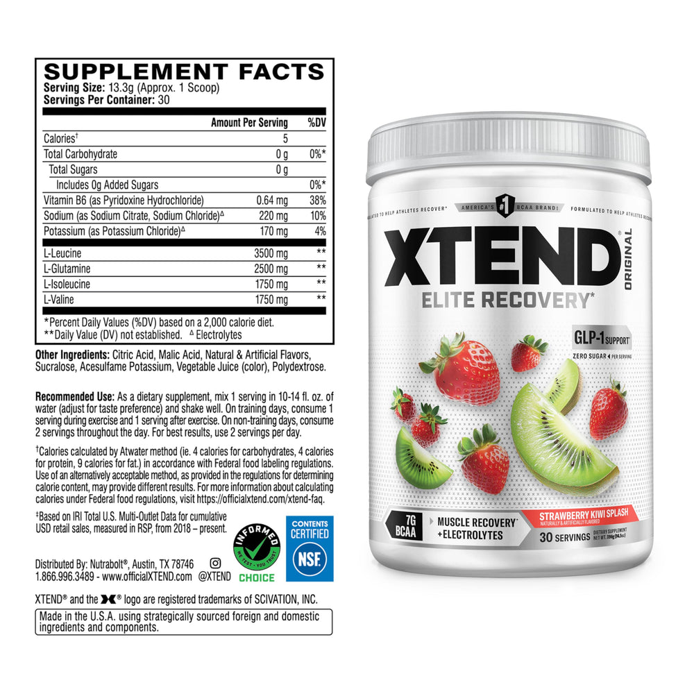 Xtend powder close-up texture highlighting easy-mix formula