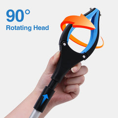 Xth-Nth folded grabber reacher compact for storage and travel convenience
