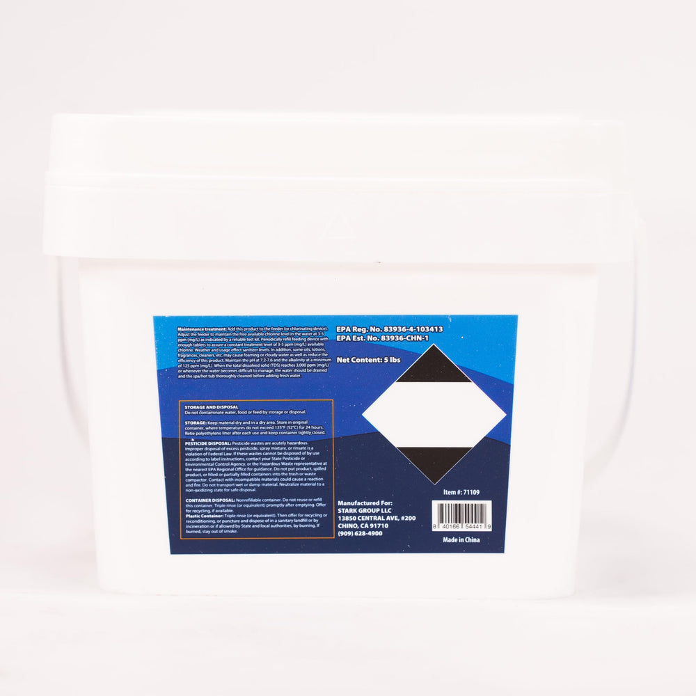 XtremepowerUS tablet in a clean backyard pool scene showing reliable sanitation benefit