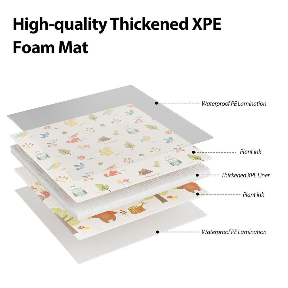 XVISHX folded mat compact for travel and storage, easy to carry benefit