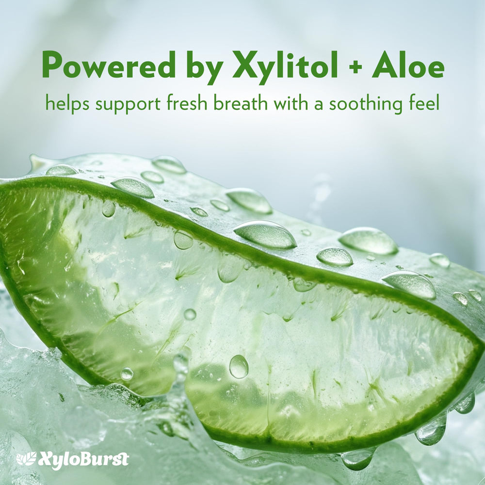 Xyloburst pour detail demonstrating clear rinse and easy dispensing