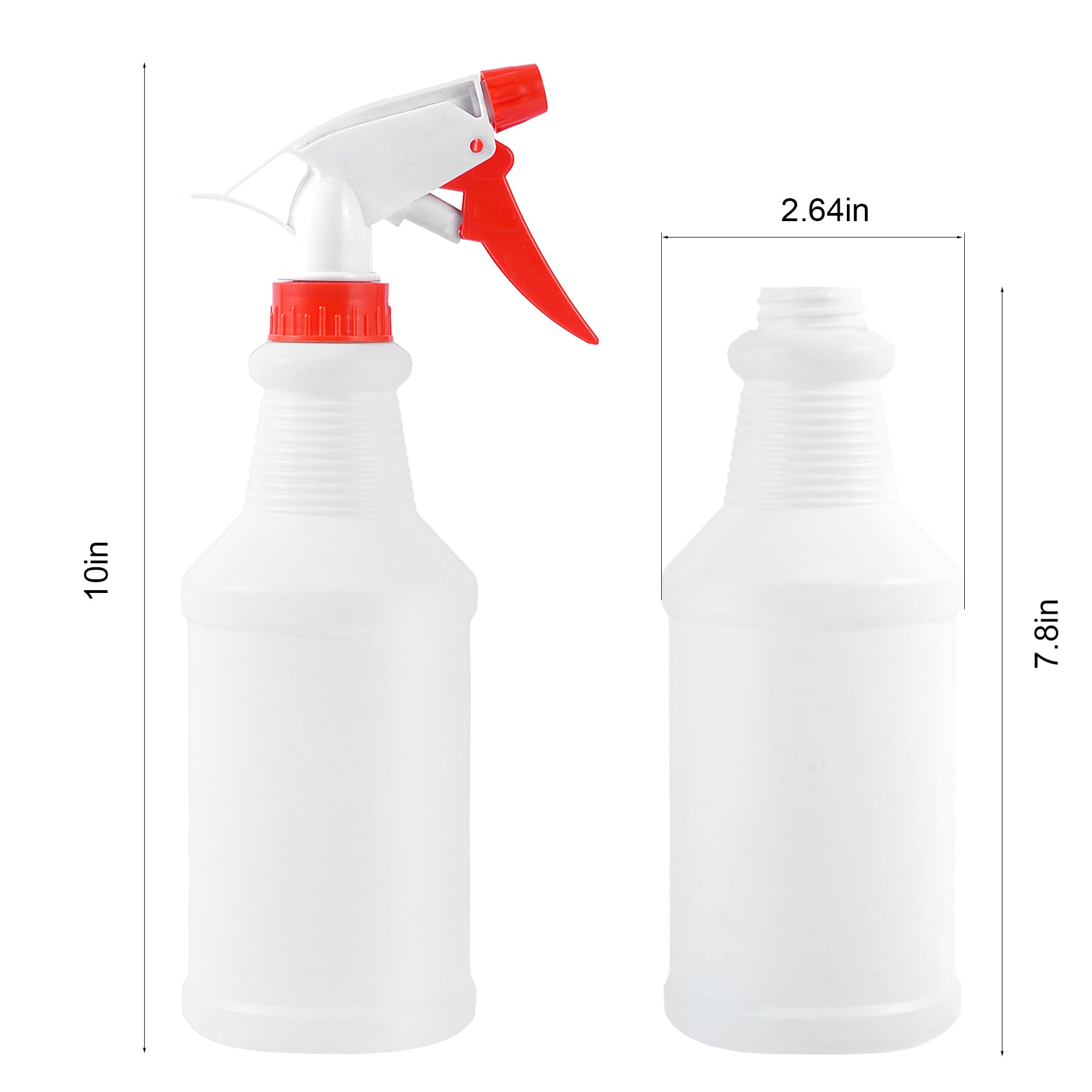 YaCCHLuu red adjustable nozzle close-up highlighting mist and stream settings for precision