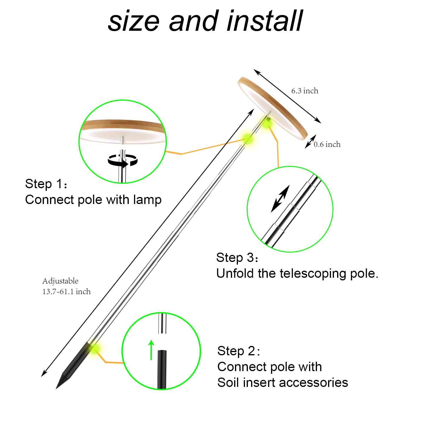 yadoker in use with tall indoor tree shows even canopy coverage and better growth