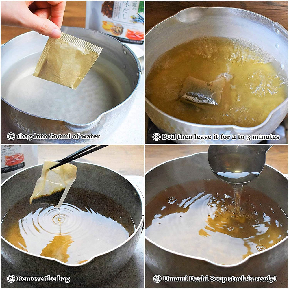 YAMASAN KYOTO UJI powdered sachet contents on spoon for seasoning