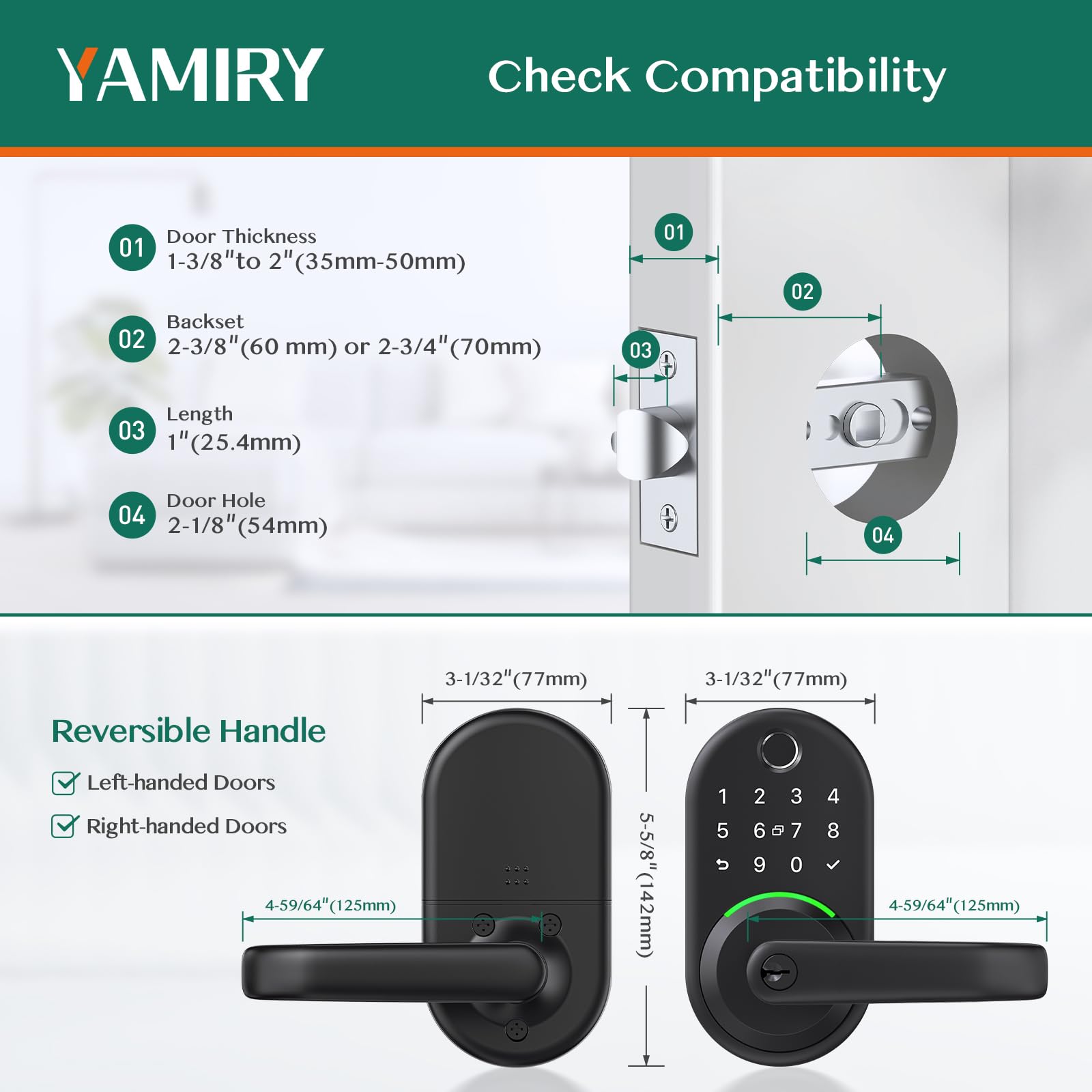 Yamiry mobile app screen managing access for convenience
