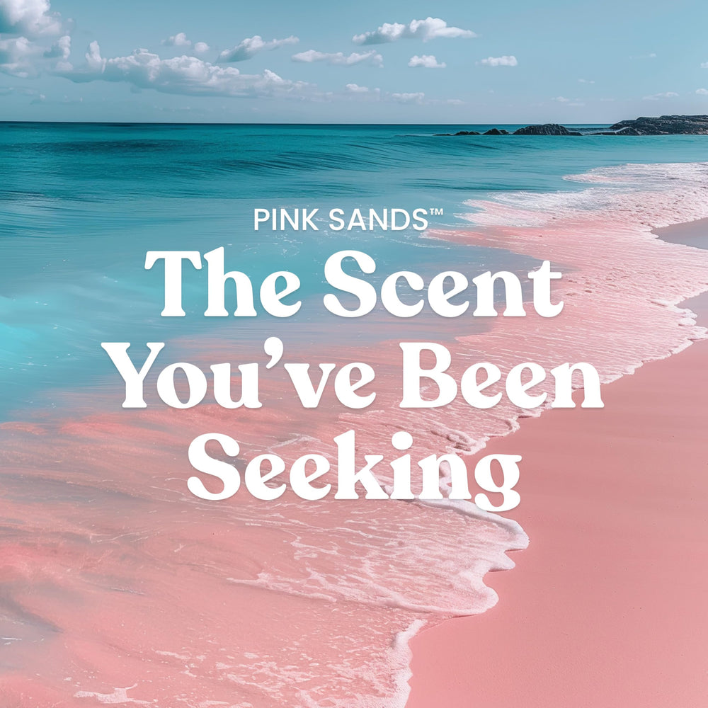 Yankee Candle Pink Sands burning in a living room, creating cozy atmosphere