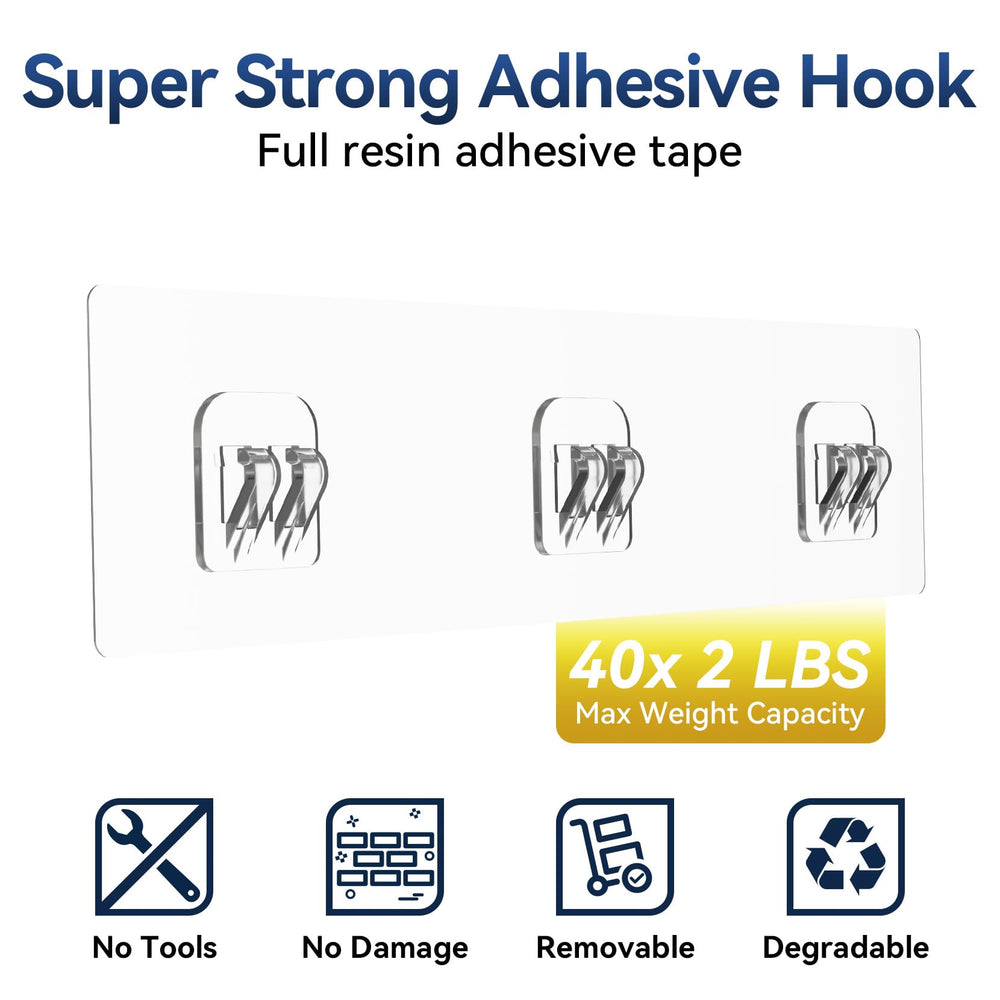 YASONIC adhesive pad detail demonstrating strong hold without drilling benefit