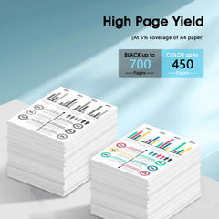 YATUNINK black 67XL cartridge side view highlighting high-yield capacity for long runs