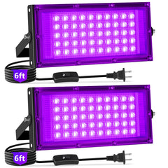 YAYIT black light front view showing compact housing and powerful glow