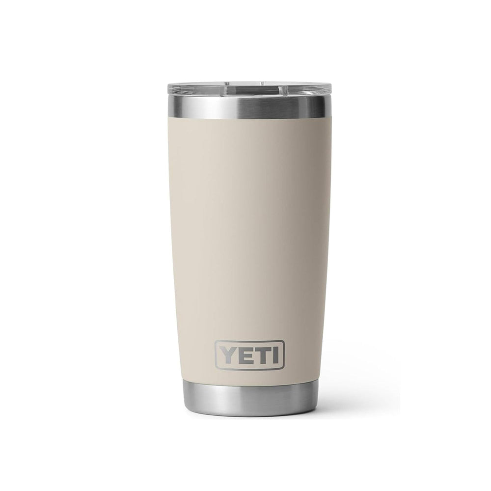 YETI Rambler 20 oz front view in Cape Taupe showing durable insulation
