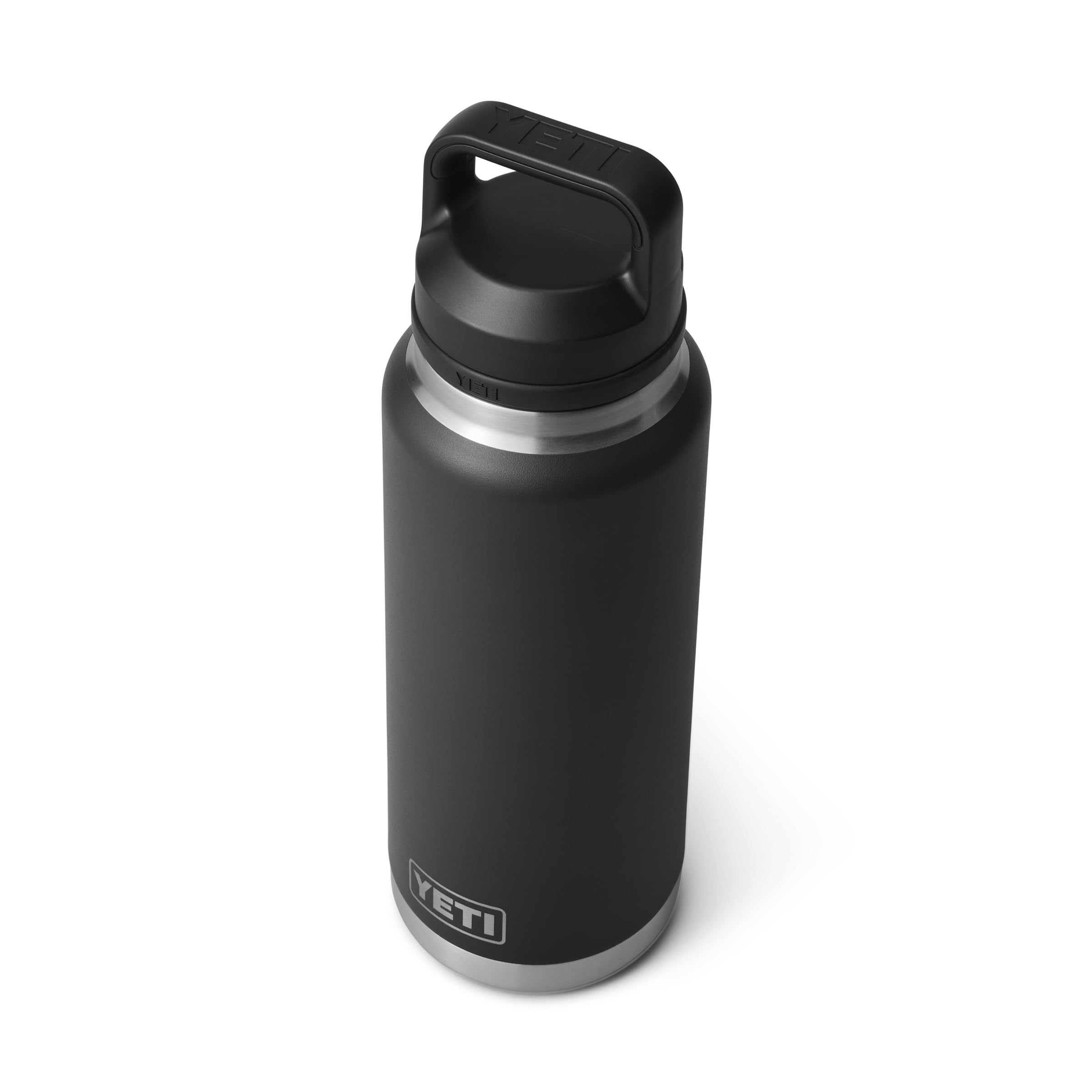 YETI Rambler on office desk showing commute convenience benefit: keeps drinks ready