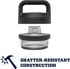 YETI Rambler stainless-steel interior view showing clean finish benefit: no flavor retention