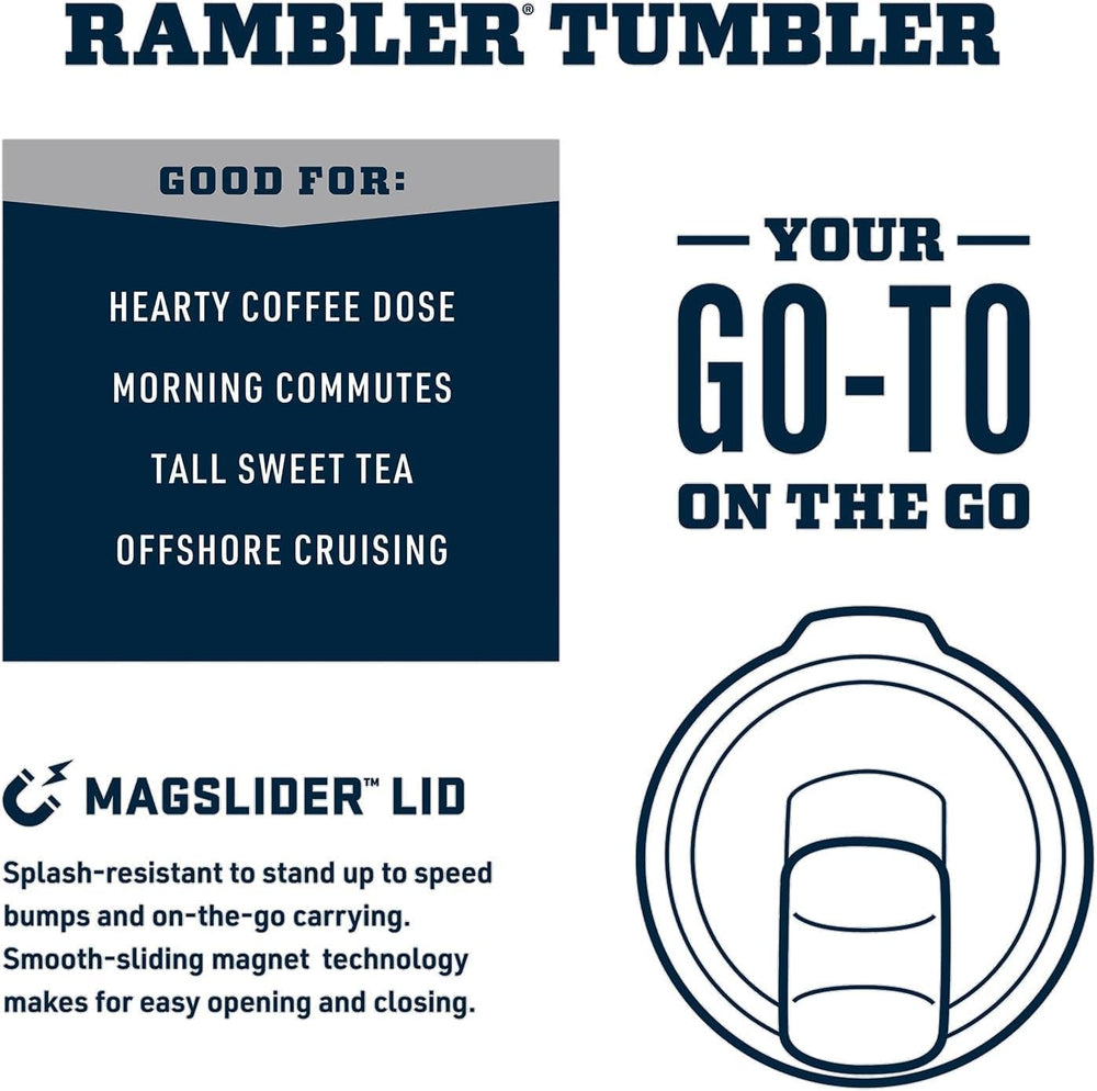 YETI Rambler Duracoat close-up highlighting chip-resistant finish benefit