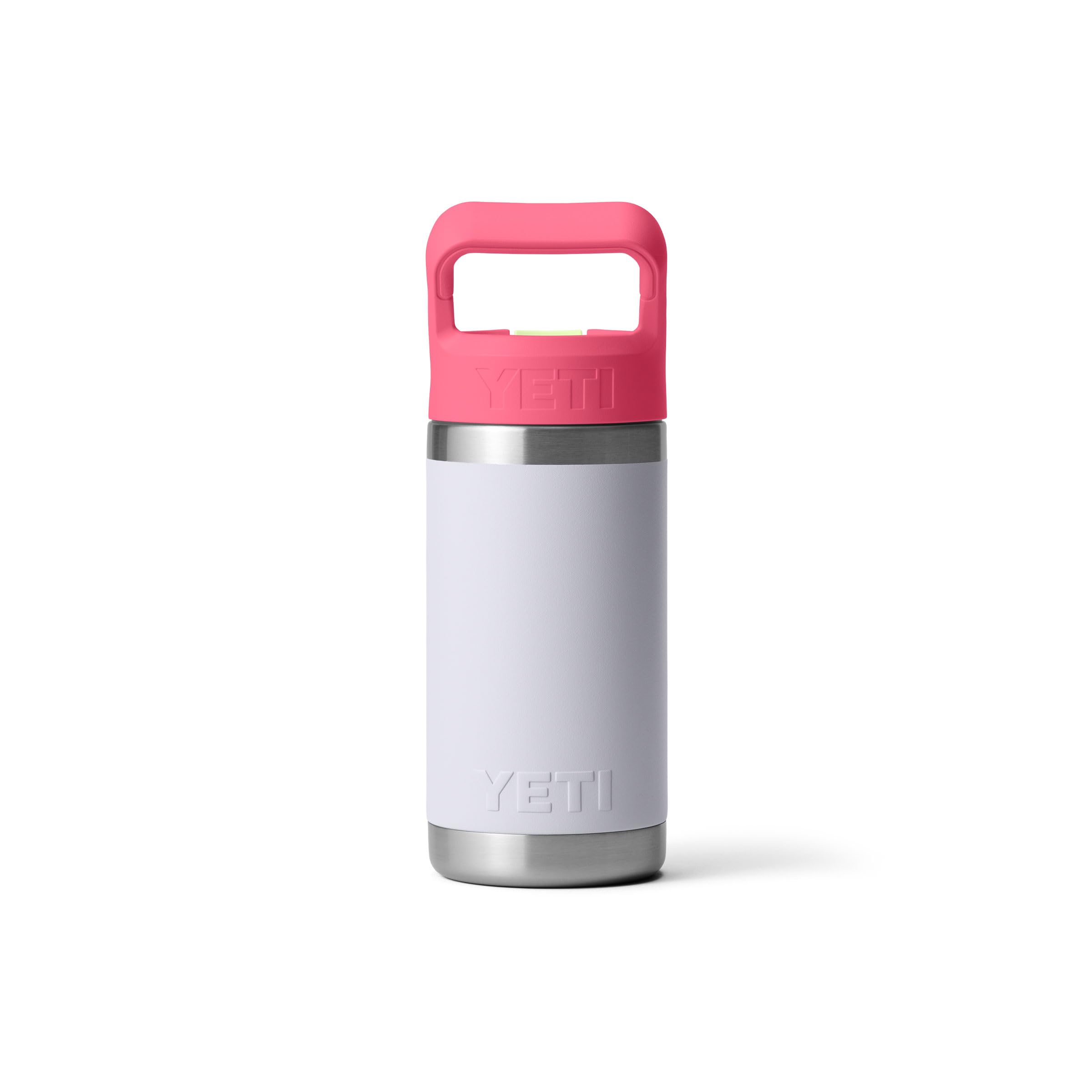 YETI Rambler Jr cap detail showing durable construction and secure seal benefit