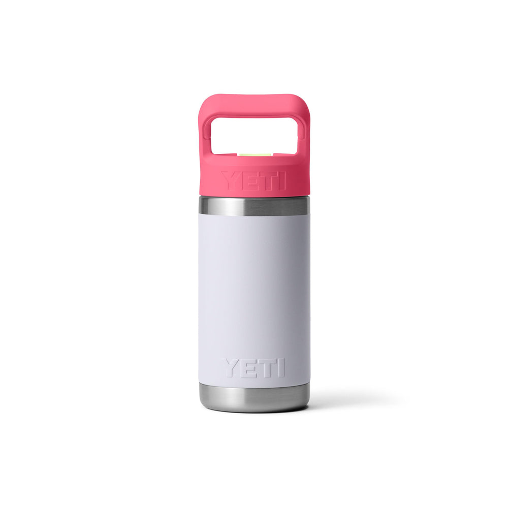 YETI Rambler Jr cap detail showing durable construction and secure seal benefit
