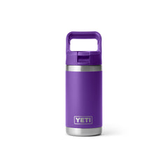 YETI Rambler Jr front view showing Pace Purple finish and durable design