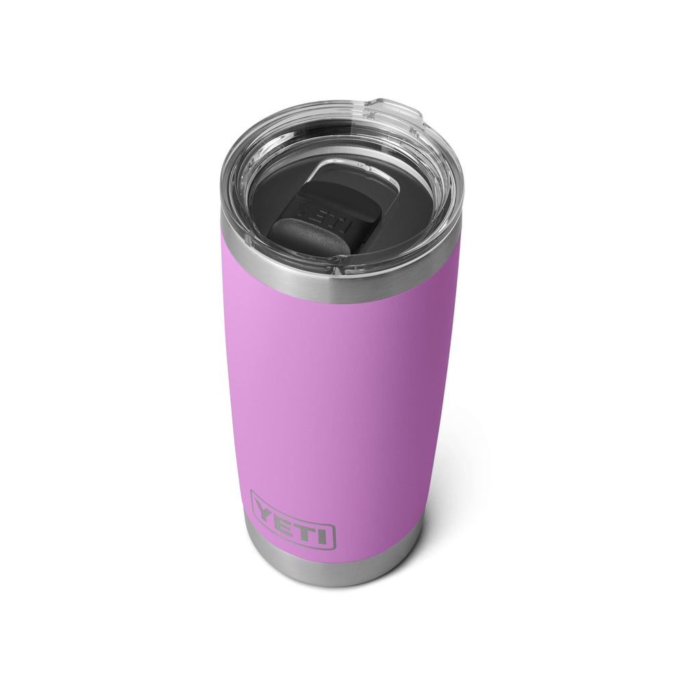 YETI Rambler MagSlider lid detail showing magnetic closure for splash reduction