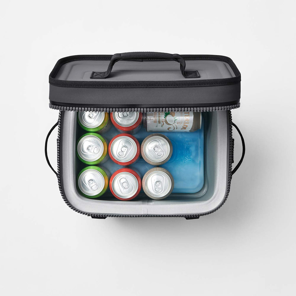 YETI sheet tucked inside Daytrip lunch bag showing convenient daily transport benefit