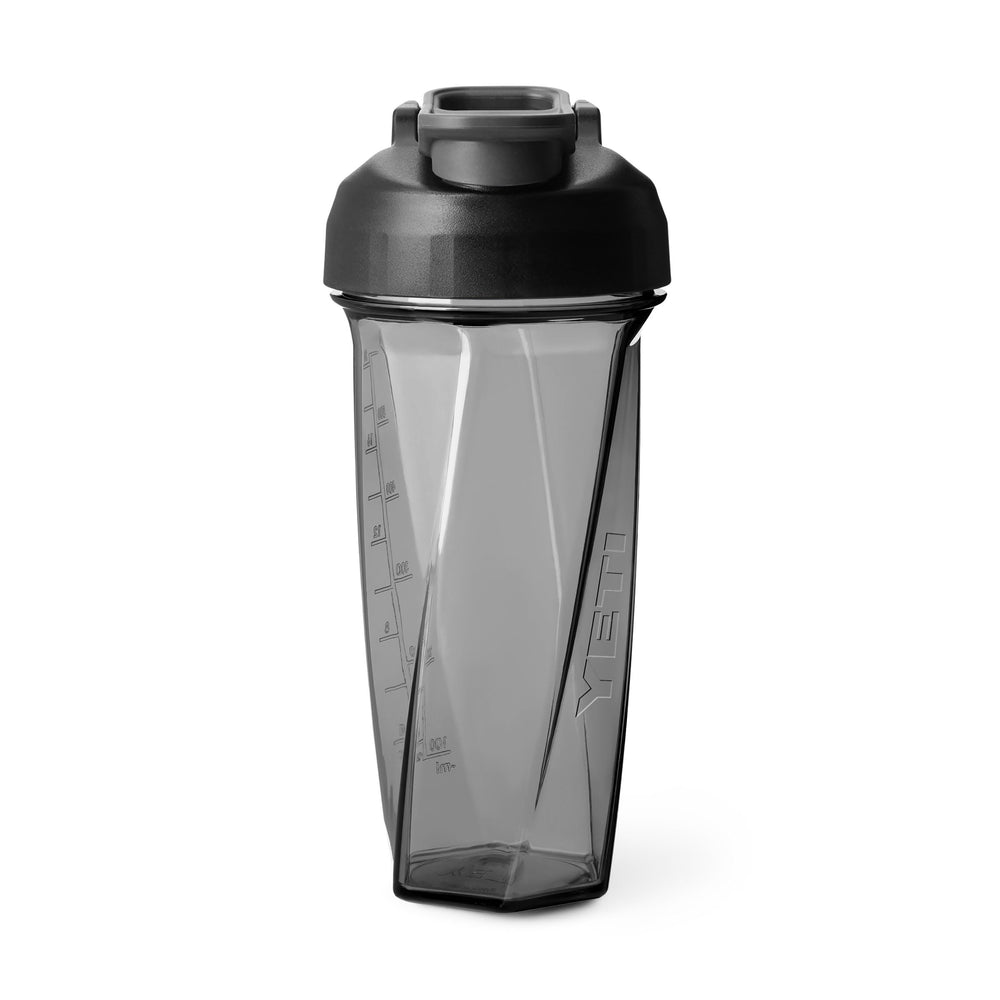 YETI front view of charcoal Helimix Vortex showing sleek leakproof design and capacity