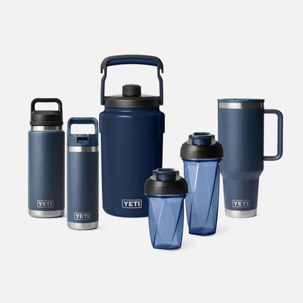 YETI Yonder Helimix in a gym bag lifestyle scene showing ready-to-go convenience