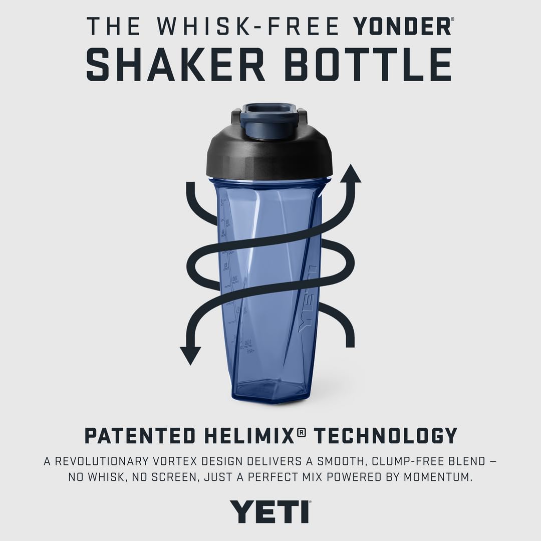 YETI close-up of Helimix vortex wall interior showing patented mixing surface benefits