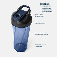 YETI Yonder Helimix interior vortex wall detail for smoother mixing