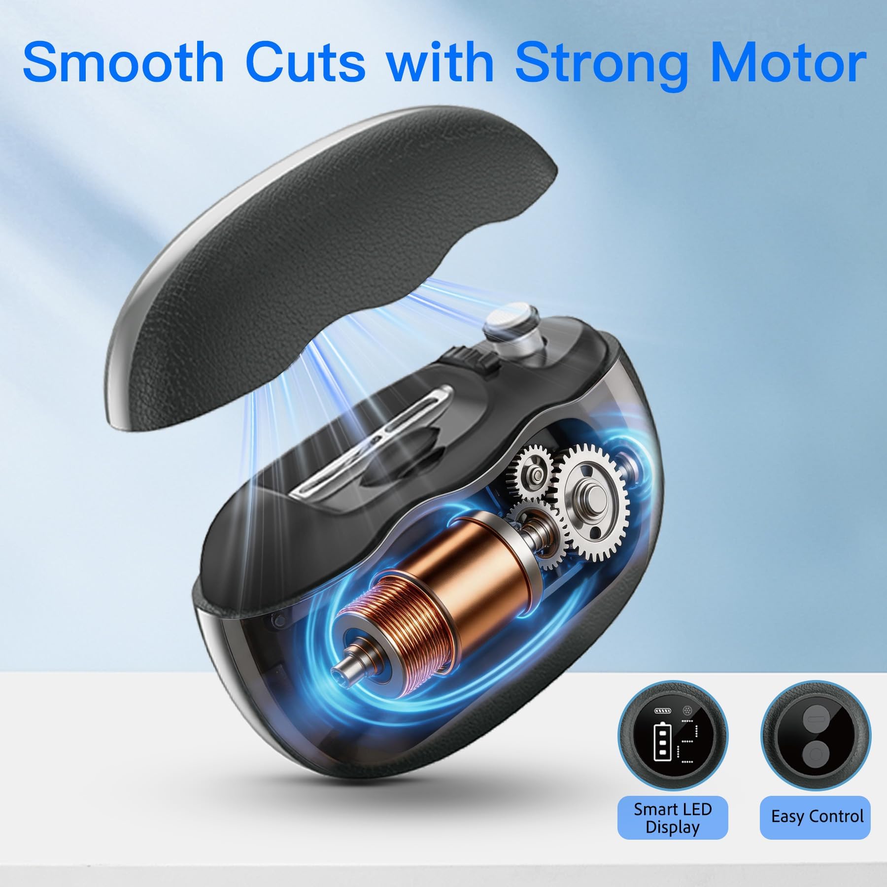 Yionkin in use on a senior hand improves visibility and control