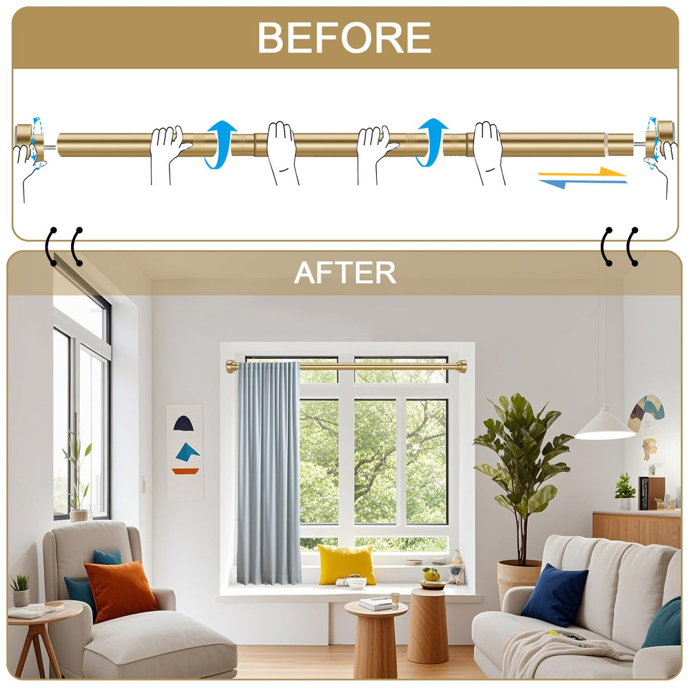 YNL rod used as living room divider showing versatile home use benefit
