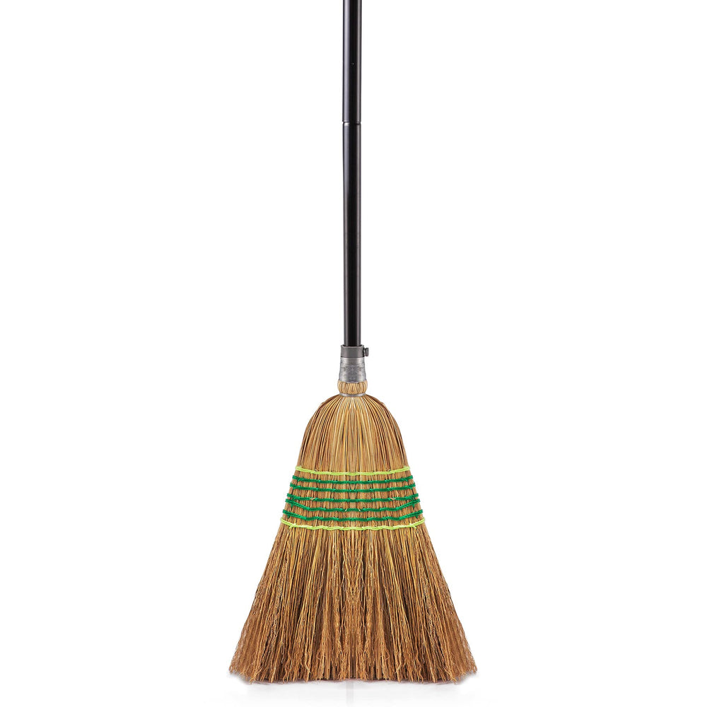 Yocada front view showing full 59.8 inch broom and wide head benefit