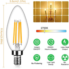 Yochoice bulb next to hand illustrating compact size and easy replacement