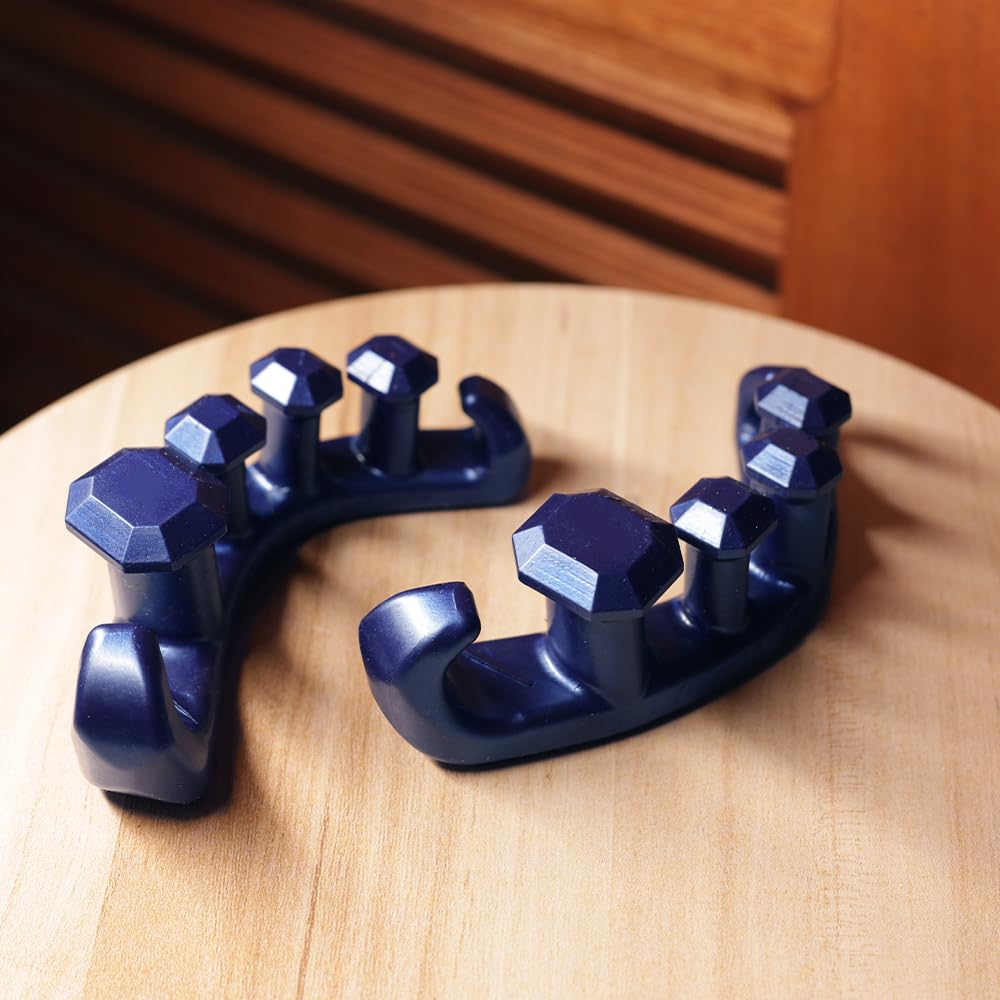 YogaToes gel texture close-up highlighting soft metallic-blue material and durable comfort