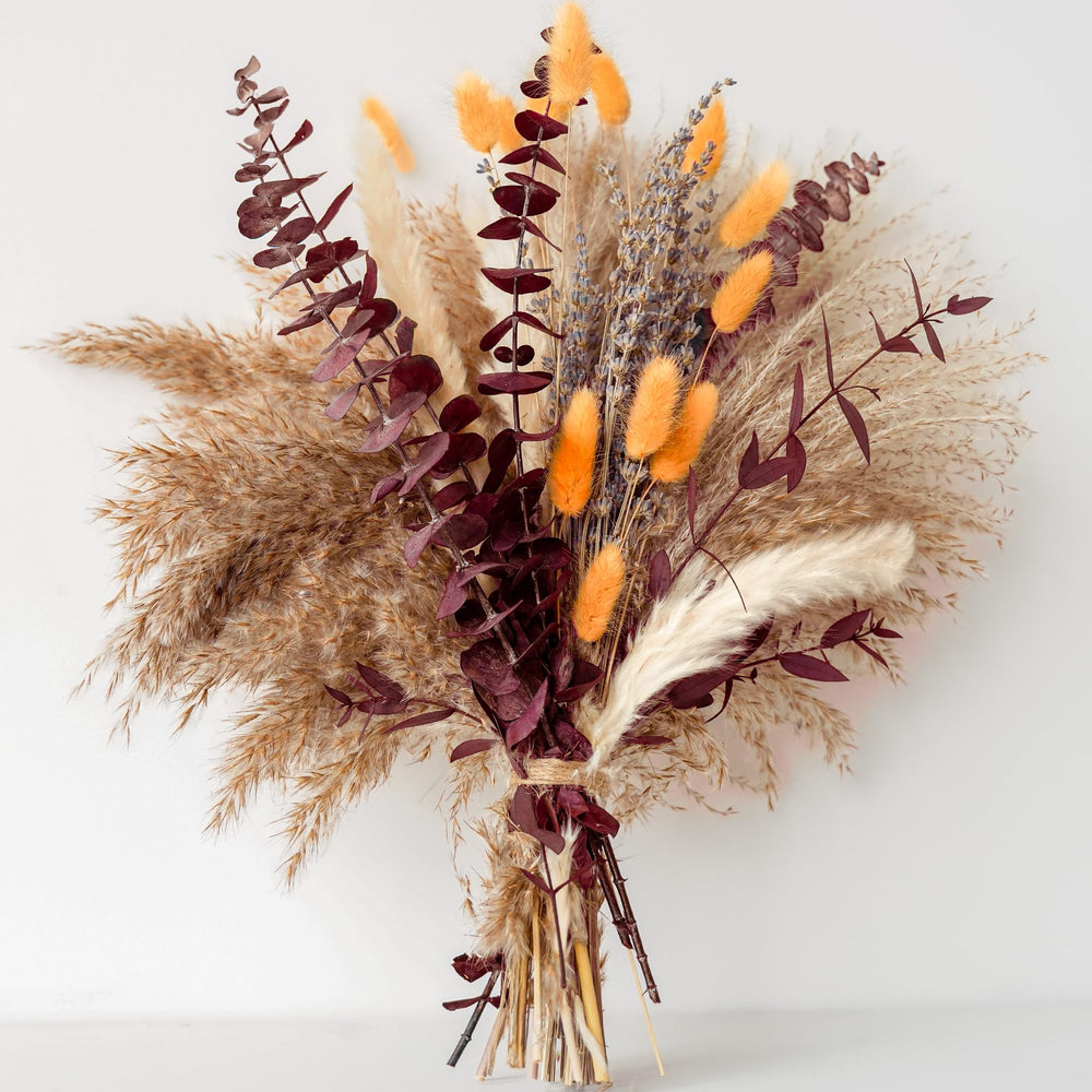 YOJOYI front view bouquet showing fall color and texture for instant seasonal warmth