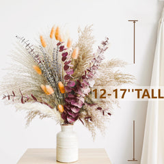 YOJOYI close-up of pampas grass highlighting soft texture and rustic appeal