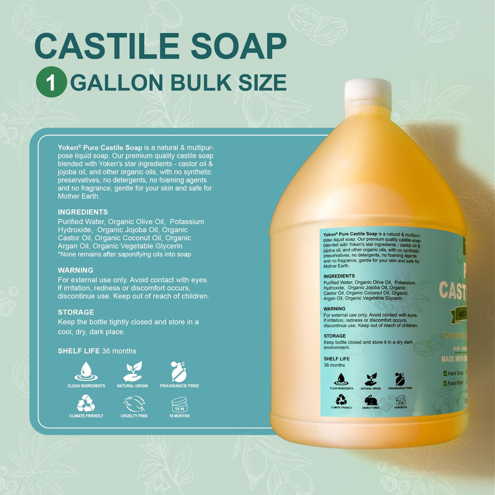 Yoken as body wash in bathroom setting demonstrating gentle, fragrance-free care